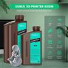 SUNLU 10KG Standard/lavaggio ad acqua/lavaggio ad acqua ABS COME resina 3D 1KG/bottiglia 405nm resina UV per la maggior parte delle stampanti 3D SLA/DLP/LCD 1kg