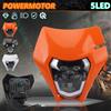 NONE Moto HA CONDOTTO LA Piastra Del Faro per KTM EXC XC SX MX XC 125 250 300 450 Supermoto Enduro Universale Dirt Bike Fari