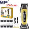 Kemei KM-90-4 Tagliacapelli professionale da 11500 giri/min per barbieri Trimmer ricaricabili Macchina per tagliare i capelli con motore brushless per uomo