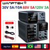 wanptek Alimentatore da Laboratorio DC Regolabile Wanptek 30V 5A 10A 60V 5A 120V3A, Fonte di Alimentazione da Banco, Regolatore di Tensione Stabilizzato