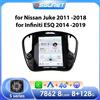 OSSURET Autoradio Android per Nissan Juke 2011 -2018 Infiniti ESQ Car Stereo GPS Carplay Android Auto Multimedia Lettore Intelligente WIFI
