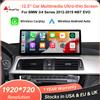 wincago 12.3 ''Schermo di visualizzazione multimediale per auto CarPlay wireless per BMW Serie 3 4 F30 F31 F32 F33 F34 F36 NBT EVO con Android Auto