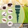NONE 2025 Nuovo Repellente per Serpente Talpa ad Energia Solare per Prato Cortile Giardino Esterno Ultrasuoni e Vibranti Deterrente Spikes Ampia Area