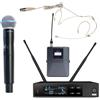 NONE Sistema microfonico wireless originale QLXD4D a 100 canali QLXD14 BodyPack Beta98 Beta53 HeadMic Cardioide Miglior microfono