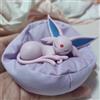 Bandai Nuovo disponibile Pokemon autentico Posizione per dormire Eevee Pikachu Scatola cieca Simpatico articolo decorativo regalo