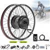 NONE Kit motore mozzo ruota Varstrom 48V 1500W 1000W Kit conversione bicicletta elettrica eBike 26in 27.5 28 29 "700C Motore anteriore posteriore