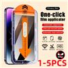 PJPK 1-5 Pezzi Pellicola Protettiva Anti-Spia in Vetro Temperato per iPhone 17 Pro Max 15 16 Pro 14 Plus 13 12 Mini 11 XS 17 Air