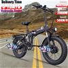 NONE ridstar 2000w presso H20 Pro Mountain E-bike Potente bicicletta elettrica da neve a doppio motore 48V 23AH 20 pollici * 4.0 Fat Tire pieghevole Ebike