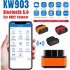 KONNWEI 2026 KONNWEI KW903 ELM327 v1.5 Bluetooth 5.0 Scanner OBD2 per Auto Android iOS Lettore di Codici OBD 2 per Auto Automotive ICar2 PIC18F25K80