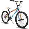 HILAND Bicicletta BMX Hiland 24 da 26 pollici per bici per adolescenti e bici per adulti, BMX di livello per principianti a ciclisti avanzati con 2 pioli, bici da uomo