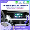 AUTOTOP Box Wireless CarPlay Android Auto per Audi A4 B8 A5 Q5 MMI2G 2009-2015 AirPlay Mirror Link Telecamera Posteriore Navigazione