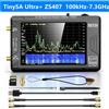 SeeSii TinySA Ultra+ ZS407 Analizzatore di Spettro 7.3GHz HW V0.5.4 100kHz-7.3GHz, Analizzatore di Frequenza Compatto 2-in-1 con Generatore di Segnale RF