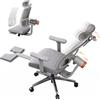 NEWTRAL Sedia ergonomica NEWTRAL MagicH-GPRO con poggiapiedi, schienale e poggiatesta con sistema di auto-seguimento, supporto lombare adattivo.