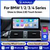Ainavi Autoradio Wireless con Carplay e Android Auto, Schermo Intelligente per Auto, Sistemi Android per Auto, Autoradio per BMW Serie 1 2 3 4 F20 F21 F22 F30 F31 F33 F34 F36 NBT, Lettore Multimediale