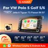 Ainavi Autoradio AINAVI 7 pollici per VW Golf 5 MK6 Tiguan EOS Caddy Tiguan Sharan Scirocco Wireless Carplay Android Auto Car Multimedia 2 Din