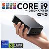 NONE Mini PC Intel Core I9 10980HK/N150 Windows 11, Computer Tascabile, 32GB RAM, 1/2TB SSD, WIFI6, BT5.2, PC Desktop 4K, Computer da Gaming