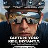 GUHUAVMI Nuovi Occhiali Smart AI 2026 per Sport e Registrazione, Fotocamera HD 800W, Anti-vibrazione, per Ciclismo e Riprese, Occhiali Antivento