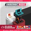 Anbernic Console di Gioco Portatile Anbernic con Cover Flip, Doppio Touchscreen IPS da 4'', Processore Android 14, Interruttore Magnetico a Effetto Hall, Lettore Video