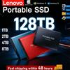 Lenovo Disco a Stato Solido Lenovo 1TB, Disco Rigido Esterno 2TB, Disco ad Alta Velocità USB3.1, SSD Portatile 128TB per PC/Laptop/Mac/Telefono