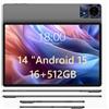 NENMONE Mpad 15 Ultra Tablet PC Android 15 con Schermo Grande da 14 Pollici, 16+512GB, Chiamate Telefoniche, 5G WiFi GPS, Pad Maxpad, Laptop, Google Play