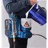 NONE Spruzzatore di Vernice Airless 500W 1.2L 2.8KG 2200PSI, Spruzzatore Elettrico Airless ad Alta Efficienza, Spruzzatore di Vernice Portatile per Interni, Batteria Rimovibile, Design Integrato, Omaggio: