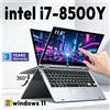 NONE Computer portatile Windows 11 da 11.6 pollici con Intel Core I7-8500Y, 2 in 1, touchscreen, tablet PC per lo studio.