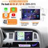 AUTOTOP Schermo Linux da 7'' AUTOTOP per Audi A6 C6 4F Q7 4L 2005-2015, CarPlay Wireless Android Auto, Schermo Touch IPS, Navigazione GPS, Supporto per Telecamera di Retromarcia, Mantiene lo Stile Originale,