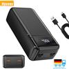 Hganus 50000mAh 22.5W Powerbank Ricarica Rapida Batteria Esterna di Grande Capacità Batteria Extra Large Ricaricabile Stazione di Ricarica Rapida per iPh Xiaomi Samsung iPad