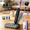REDROAD Aspirapolvere Smart 3 in 1 Senza Fili per Superfici Asciutte e Bagnate Redroad H15, Lavapavimenti Wireless Autopulente a Basso Rumore 65dB, Pulizia Bordi per Pavimenti Duri e Peli di Animali Domestici