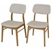 JAHNKE Set di sedie da pranzo Joy Sit Duo