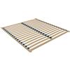 Meublorama Base per materasso 160x200 - 18 doghe - Struttura in legno - Base robusta e universale