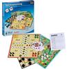 Idena 6102589 - Collezione di giochi con 150 giochi, tra cui l'originale Mensch ärgere Dich nicht e Kniffel, per 1 a 8 giocatori dai 6 anni in su