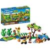 PLAYMOBIL | Country | Orto idilliaco | Set giardino con tosaerba cavalcabile, verdure da raccogliere e molti accessori | Per bambini da 4 anni | 72165