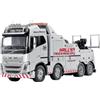 Tamiya 47528 1:14 RC Volvo FH16 rimorchio 8 x 4 argento - Kit da montare, camion radiocomandato, camion telecomandato, camion, giocattolo da costruzione, modellismo, fai da te