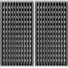 GFTIME 43,2 cm Piastra per griglia a infrarossi per Charbroil Performance TRU Infrarot 2 bruciatori Gasgrill, Piastre di ricambio in acciaio con rivestimento in porcellana per Charbroil 463633316