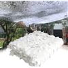 CARXB Rete Mimetica Bianca Tenda Ombreggiante Esterno Rete Mimetica Militare 3x12m Telo Mimetico Ombreggiante per Balcone Giardino Caccia Tiro campeggio Recinzioni Tetti decorazione in stile militare
