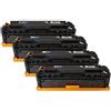 Canon 731 Toner Rigenerato per Canon I-Sensys LBP-7100 Nero Pagine 1.400 Colore Pagine 1.500