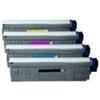 Oki C810 Toner Rigenerato per Oki C810N C810DN C830N Oki C810 Oki C830 Pagine 8.000 Nero e Colore