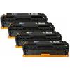 Canon 729 Toner Rigenerato per Canon I-Sensys LBP-7018C Nero Pagine 1.300 Colore Pagine 1.000