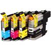 Brother LC123 Cartuccia Compatibile per Brother DCP-J4110W LC-123 Nero ML 20 Colore ML 10