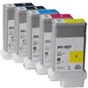 Canon PFI-102 Cartuccia Plotter Rigenerata per Canon IPF500, IPF600, ML130 Nero e Colore