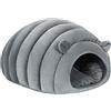 ITODA Morbida cuccia per animali domestici, divano 2 in 1, portatile, per gatti, cuccioli, sacco a pelo, tappeto pieghevole per animali domestici, a forma di caverna, a forma di ciabatta,
