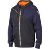 U-POWER DON'T WORRY... BE HAPPY! U-Power JUPITER, Felpa, Giacca Leggera con Cappuccio, Caldo Pile, Cappotto Foderato in Pelliccia Sintetica, Full Zip con Multi_tasche e Maniche Lunghe (DEEP BLUE - 2XL)