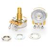 Electrónica Baile CTS Potenziometro A100K 100K Audio Logaritmico Solid Shaft 6.40mm 3/8 450GT Misure imperiali per amplificatori bassi o chitarra