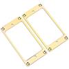 VGEBY 2pcs Metallo Piatto Humbucker Cover Chitarra Pickup Frame Anello di Montaggio(Oro)
