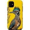 New Mexico Territory Symbols Gifts & Tee Custodia per iPhone 11 Maggiore Roadrunner circondato da Yucca fiore New Mexico 3