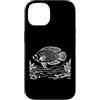 Jimbeels Custodia per iPhone 14 Tilapia Line Art Acquariofilo
