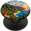 Happy Destiny Na Pali Coast State PArk Hawaii HI Stati Uniti PopSockets PopGrip Adesivo