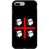 SARDEGNA Custodia per iPhone 7 Plus/8 Plus 4 BANDIERA MORI SARDEGNA LOVE SARDEGNA REGALO
