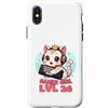 Gamer Girl Sprüche Motive Outfits Custodia per iPhone X/XS Gamer Girl Cute Cat Gaming 26° compleanno frase